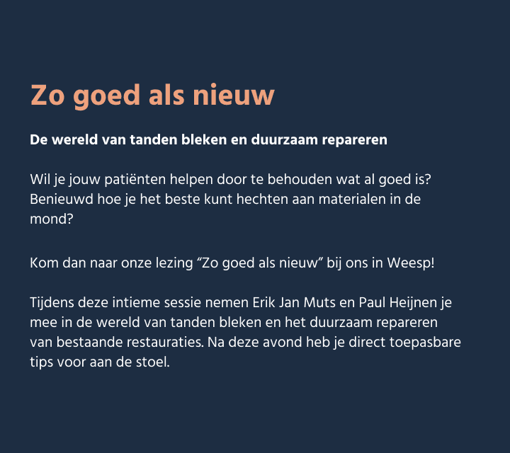 De wereld van bleken en repareren – over de lezing